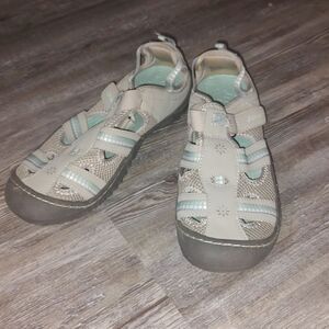 Women's JSport by Jambu Regatta Slip-On tan sandals Sz 9